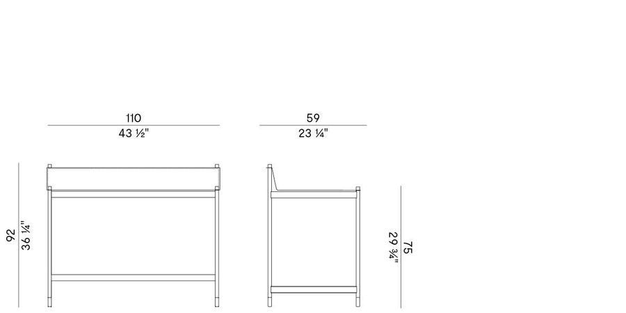 Письменный стол Potocco Terrazzo Cod. 898\SCR