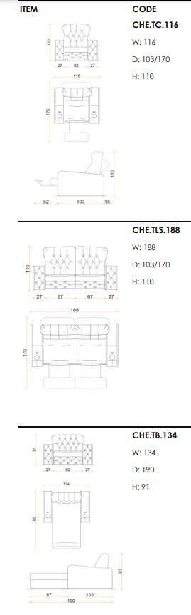 Откидное кресло для кинотеатра Vismara Design Chest