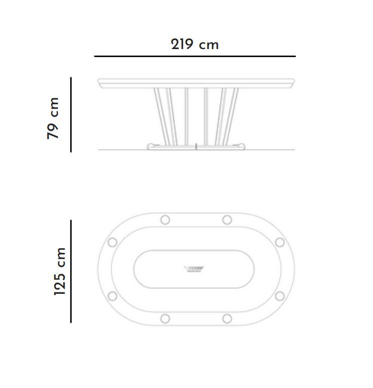 Покерный стол Vismara Design Desire