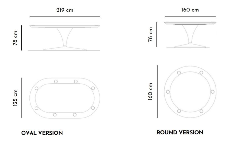 Шикарный стол для покера Vismara Design Asso