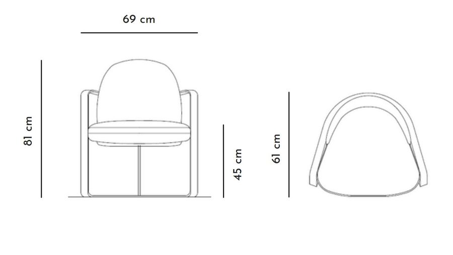 Дизайнерский стул Vismara Design Bell