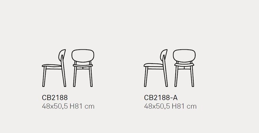 Элегантный стул Connubia Eide CB2188