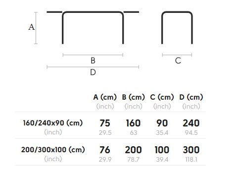 Раздвижной стол Midj Alexander Extendable Table