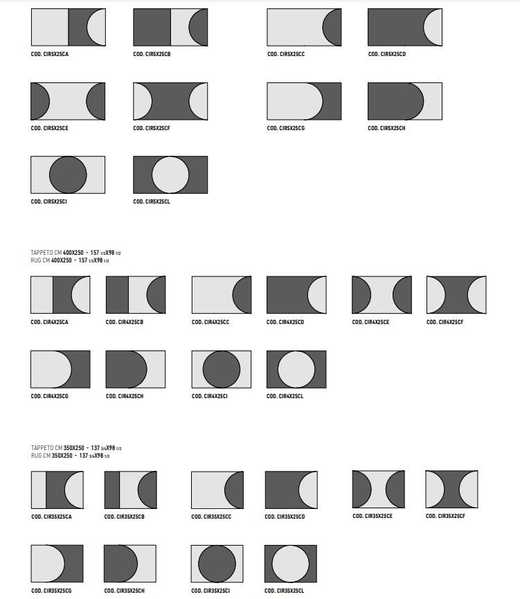 Мягкий ковер Minotti Dibbets Circle