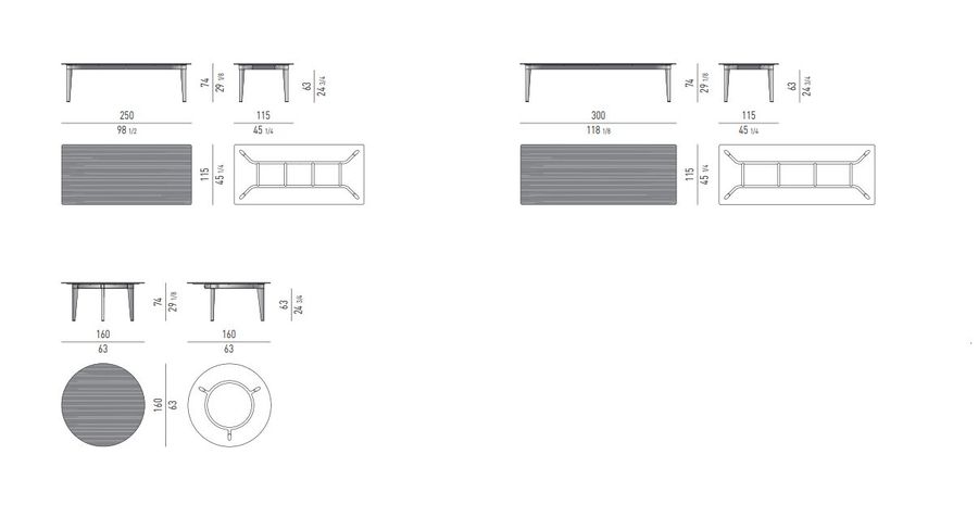 Стильный стол Minotti Penthouse