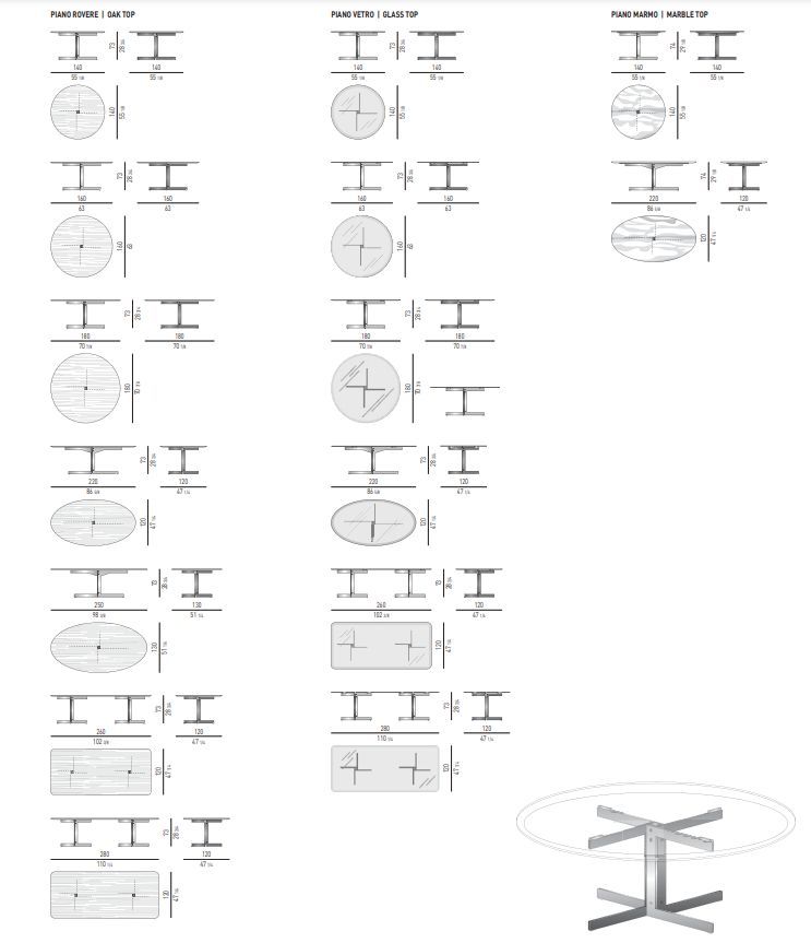 Дизайнерский стол Minotti Catlin "Dining" Table