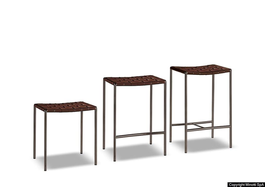 Высокий и низкий табурет Minotti Klasen "Outdoor" Stool