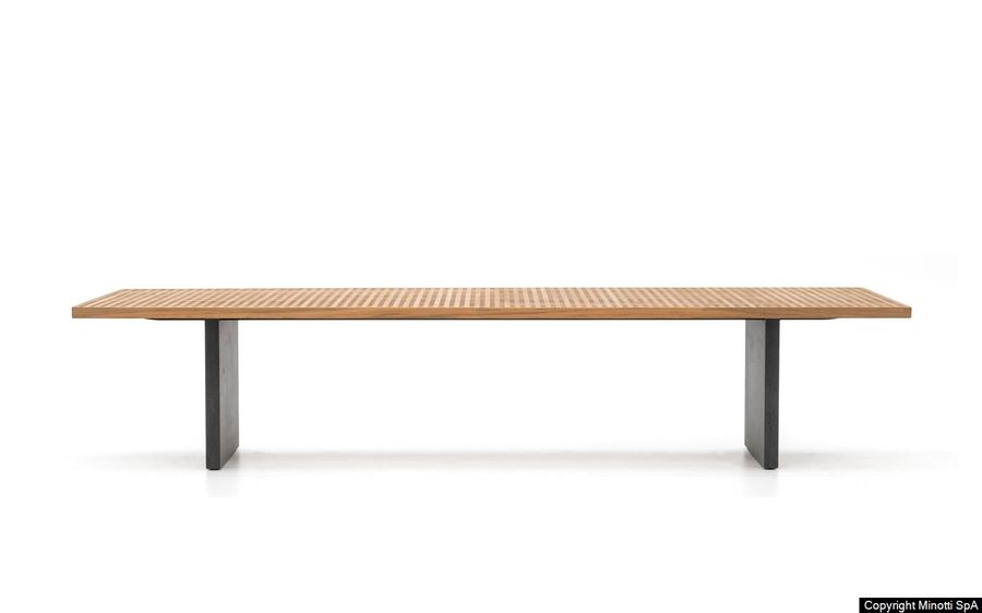 Уличный деревянный стол Minotti Quadrado "Table"