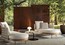 Уютный диван для сада Minotti Torii Nest "Outdoor"