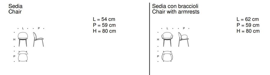 Мягкий стул Saba Ola Chair