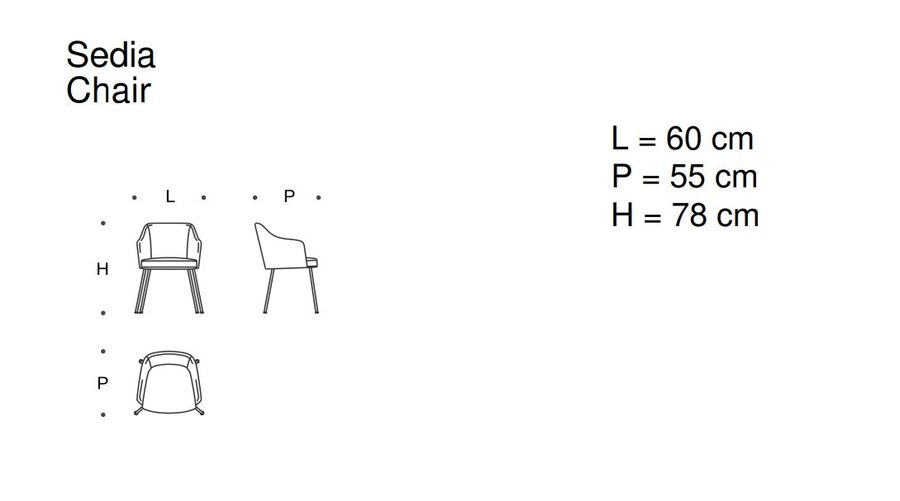 Стул с подлокотниками Saba Isabelle Chair