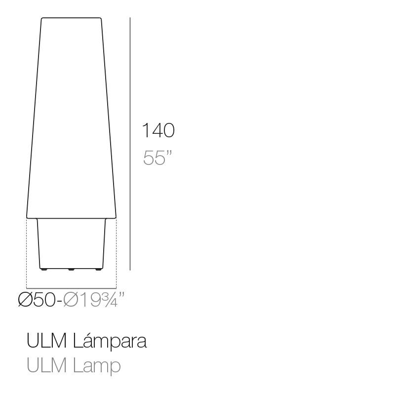 Элегантный светильник Vondom Ulm Lamp 54110A