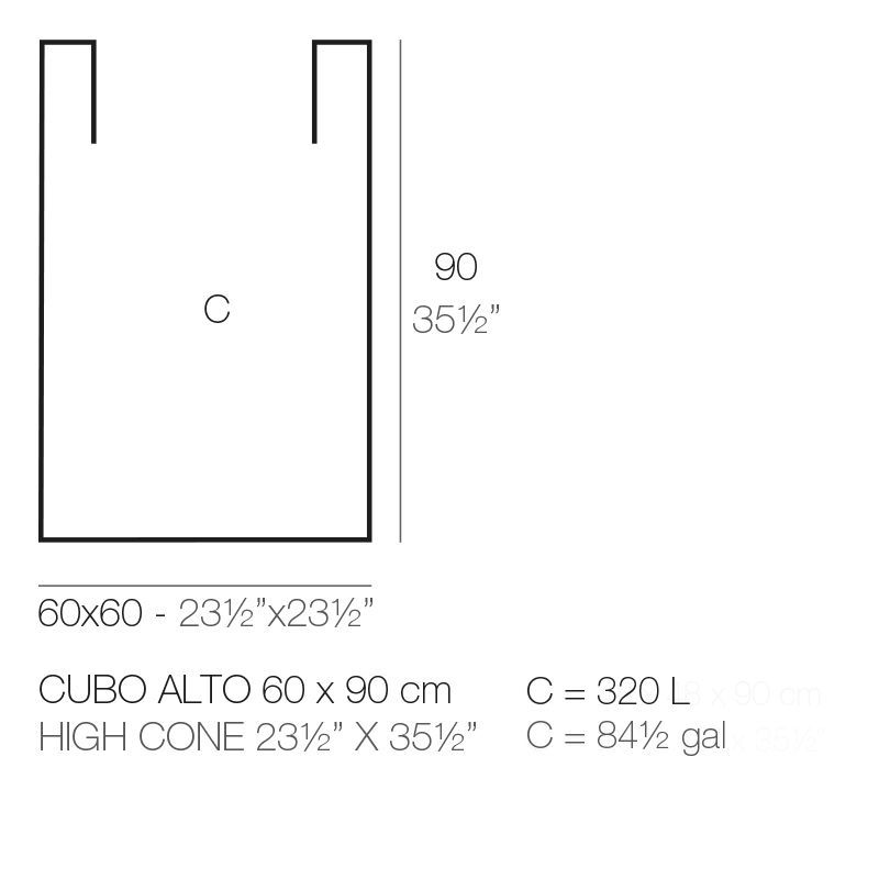 Модный горшок Vondom Cubo