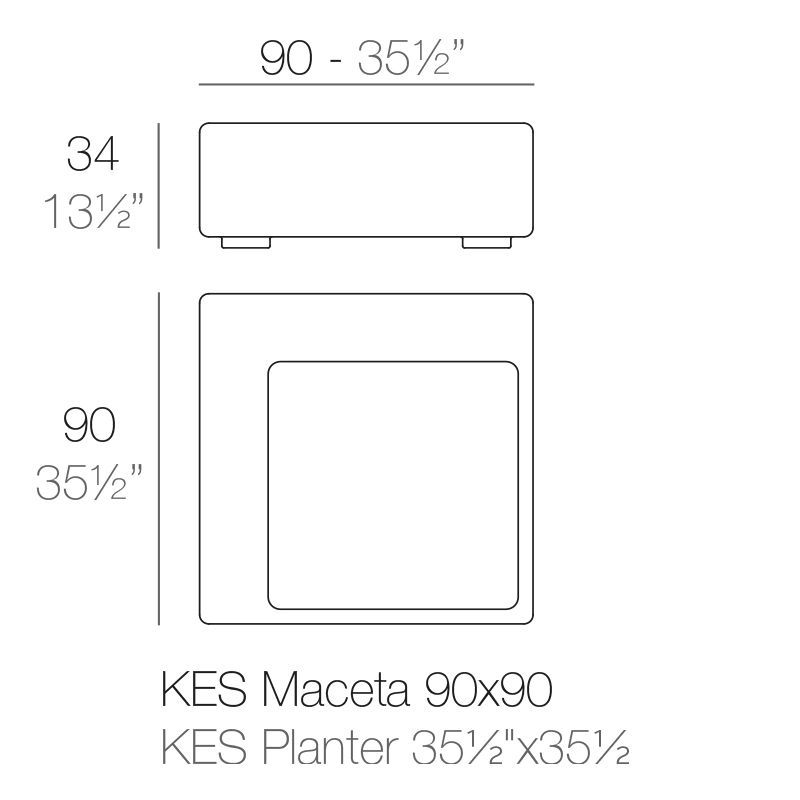 Цветочный горшок Vondom Kes Planter