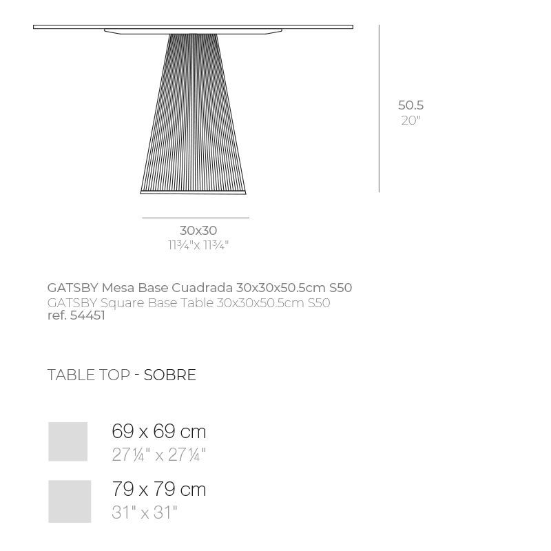 Дизайнерский стол Vondom Gatsby Tables