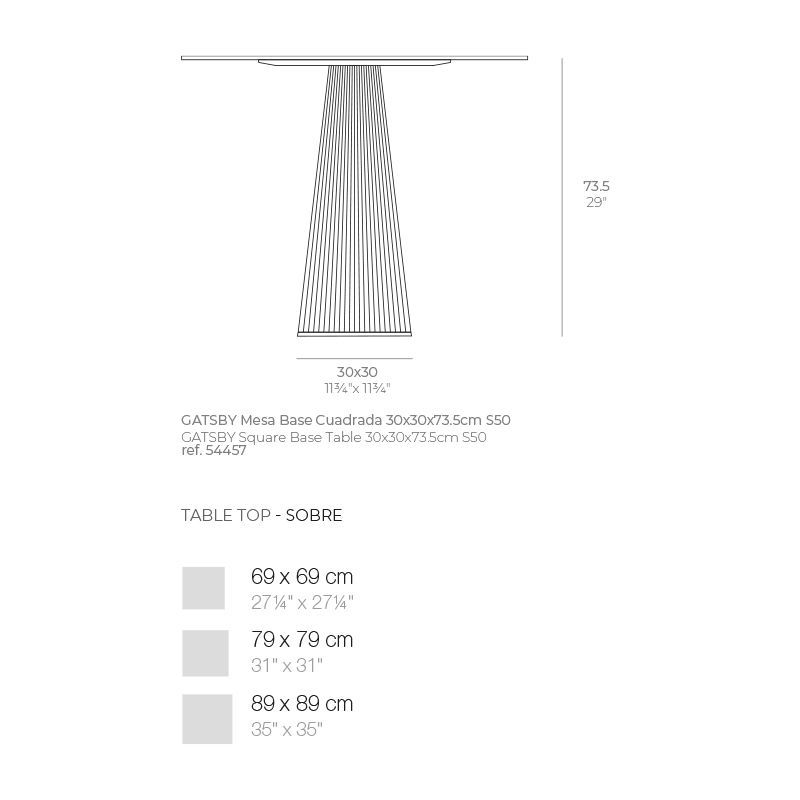 Дизайнерский стол Vondom Gatsby Tables