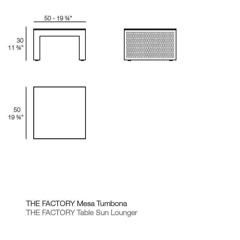 Журнальный столик Vondom The Factory Low Tables