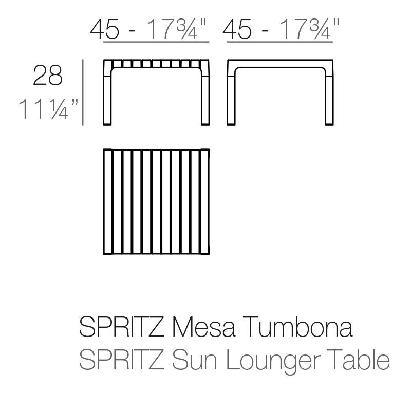 Журнальный столик Vondom Spritz Low Tables