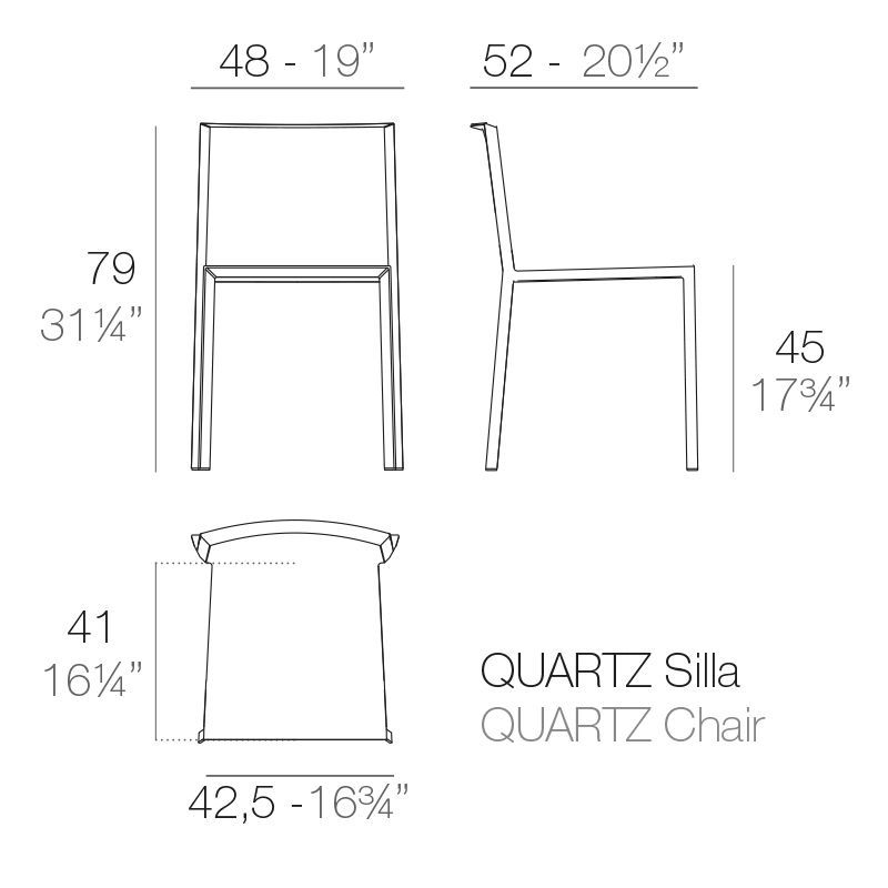 Дизайнерский стул Vondom Quartz Chair 54194