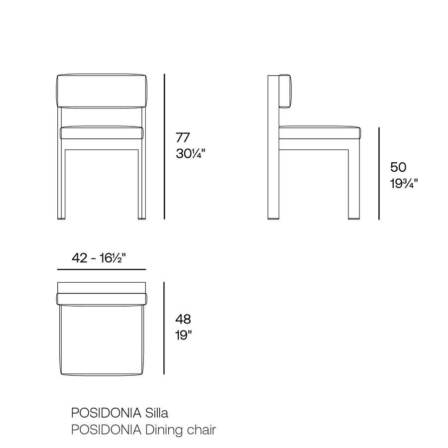 Современный стул Vondom Posidonia Chair 54733