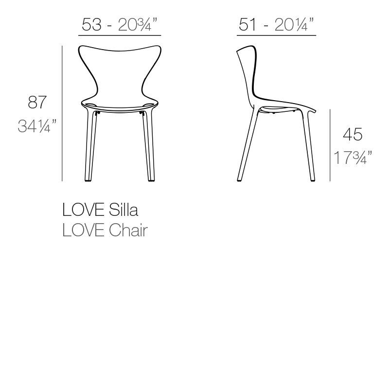 Садовый стул Vondom Love Chair