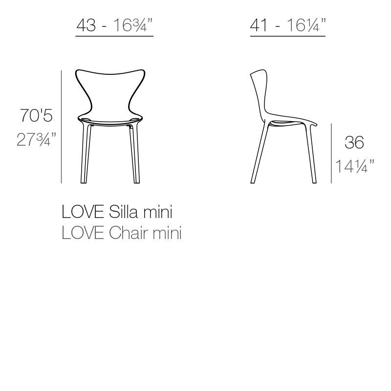 Садовый стул Vondom Love Chair