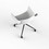 Стул на колесиках Vondom Manta Swivel Caster Armchair