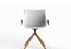 Дизайнерский стул Vondom Manta Wooden Swivel Armchair 65055