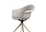 Поворотный стул Vondom Incasso Swivel armchair With Wooden Legs