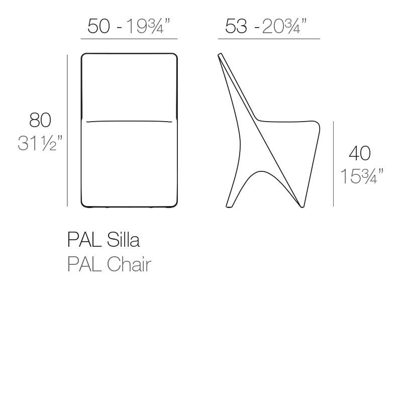 Дизайнерский стул Vondom Pal Chair 51025