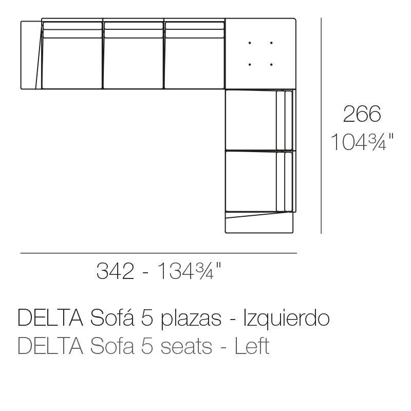 Шикарный диван Vondom Delta Sofa