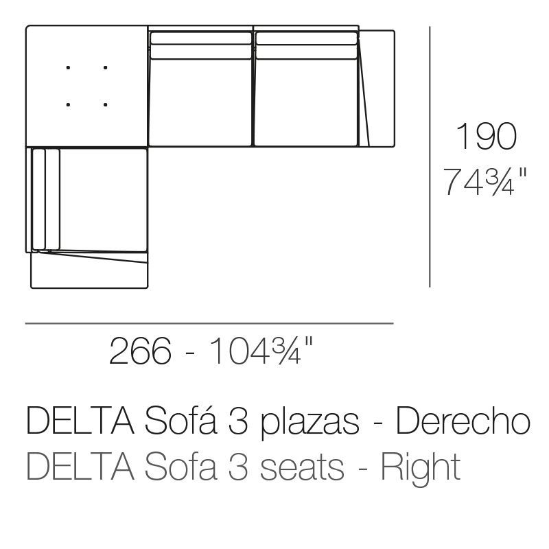 Шикарный диван Vondom Delta Sofa