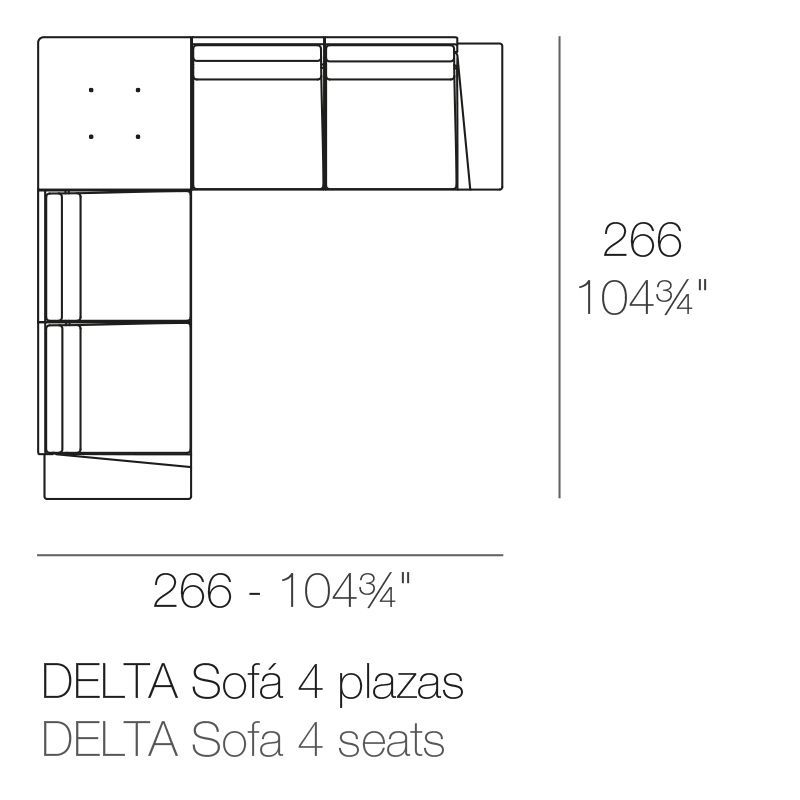 Шикарный диван Vondom Delta Sofa