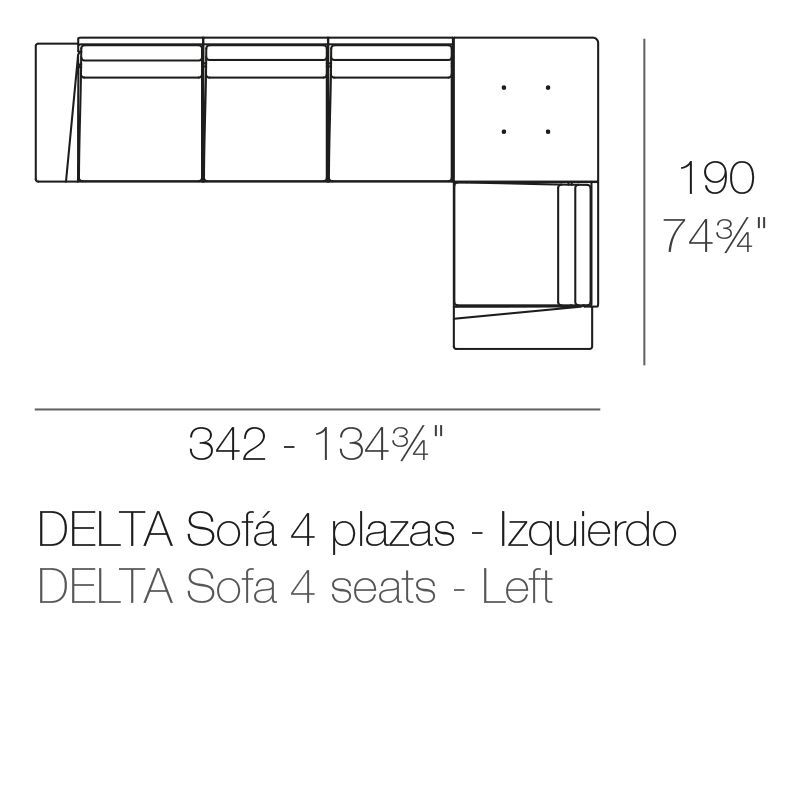 Шикарный диван Vondom Delta Sofa