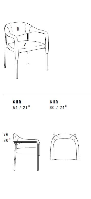 Стул с подлокотниками Gamma Spider Chair