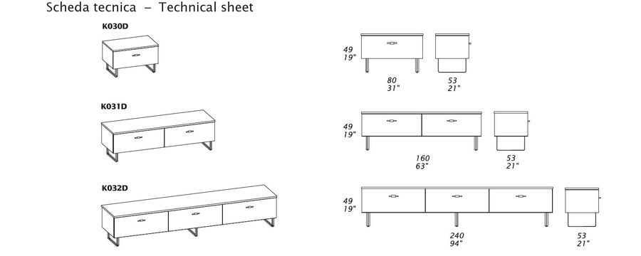 Тумба для ТВ Gamma Oliver TV Unit