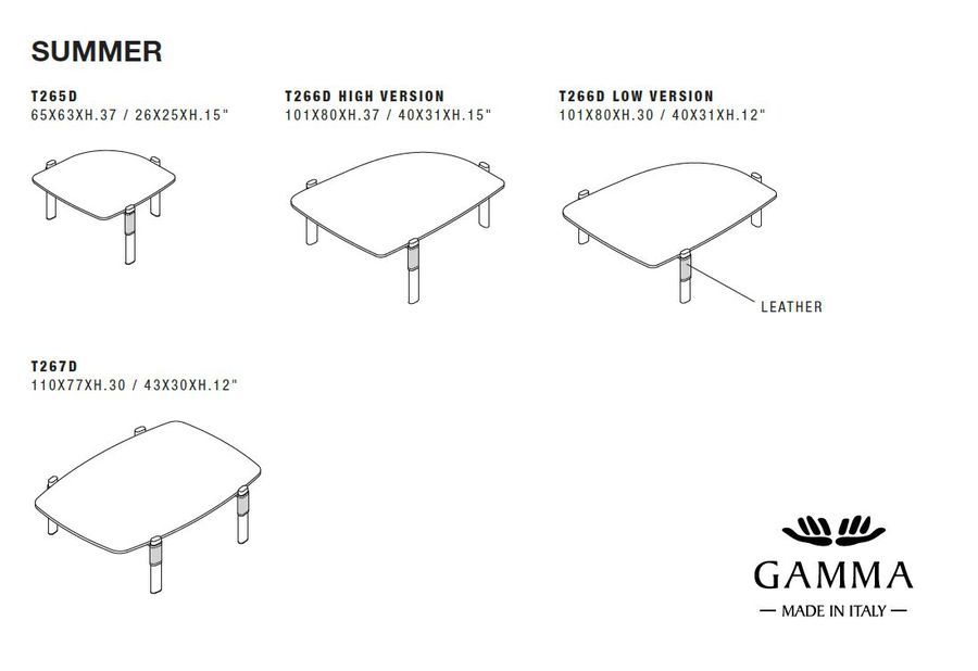 Журнальный столик Gamma Summer Coffee Table