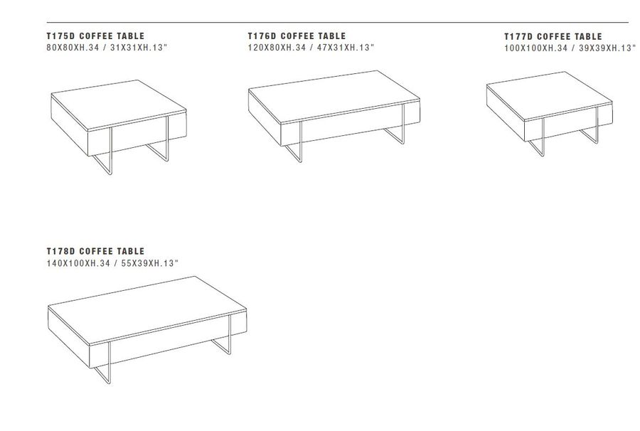 Современный столик Gamma Newport Coffee Table