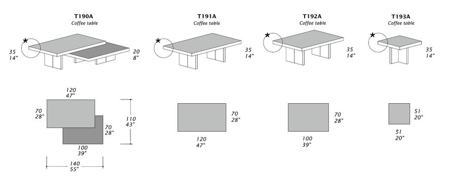 Журнальный столик Gamma Puzzle Coffee Table