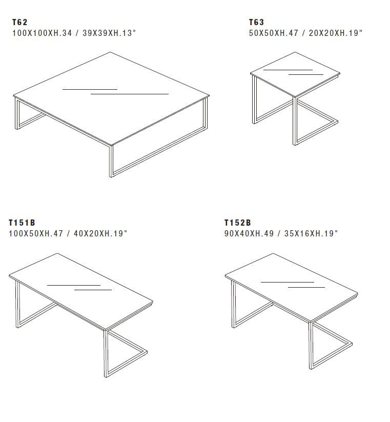 Журнальный столик Gamma Sunset Coffee Table